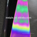 High visible soft waterproof rainbow reflective stretch textile/fabric